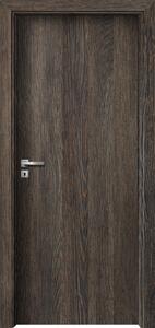 Interiérové dvere Alfa.01 Wenge Otváranie: Ľavé, Výplň: Dierovaná drevotrieska