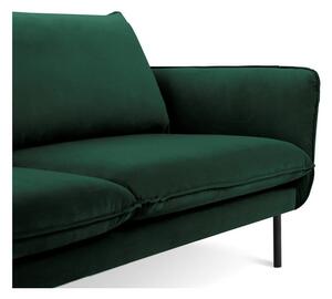 Zelená zamatová pohovka Cosmopolitan Design Vienna, 160 cm