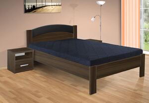Drevená posteľ Jason 200x120 cm farba lamina: orech 729, typ úložného priestoru: bez úložného priestoru, typ matraca: bez matraca