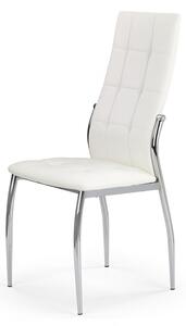 Jedálenská stolička Belini biela kovové nohy Loreno