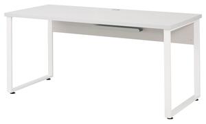 Písací stôl MUDDY sivá/biela