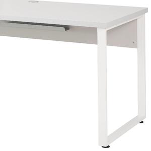 Písací stôl MUDDY sivá/biela