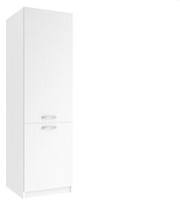 Vysoká kuchynská skrinka Belini pre vstavanú chladničku 60 cm biely mat TOR SSL60/1/WT/WT/0/E
