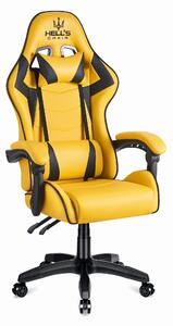 Hells Herné kreslo Hell's Chair HC-1007 Yellow Cyber