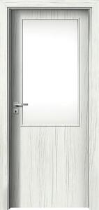 Interiérové dvere Beta.02 Whitewood Otváranie: Pravé, Výplň: Dierovaná drevotrieska