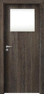 Interiérové dvere Beta.03 Wenge Otváranie: Pravé, Výplň: Dierovaná drevotrieska