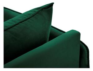 Zelená zamatová leňoška Cosmopolitan Design Vienna, pravý roh