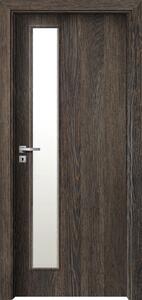 Interiérové dvere Delta.01 Wenge Otváranie: Pravé, Výplň: Dierovaná drevotrieska