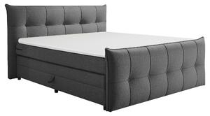 BOXSPRINGOVÁ POSTEĽ, 160/200 cm, antracitová MID.YOU - Online Only spálne, Online Only