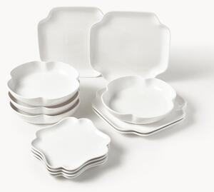 Porcelánová súprava riadov Nera, 4 osoby (12 dielov)