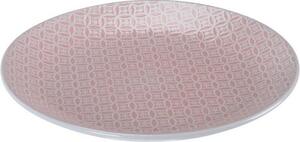 Keramický plytký tanier Sea, 27 cm, ružová