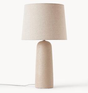Veľká stolová lampa s betónovým podstavcom Kaya