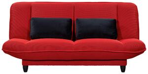 ROZKLADACIA POHOVKA, textil, červená MID.YOU - Sedačky, Online Only