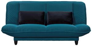 ROZKLADACIA POHOVKA, textil, petrolejová MID.YOU - Sedačky, Online Only