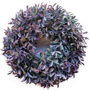 Umelý veniec Azalea fialová, pr. 27 cm
