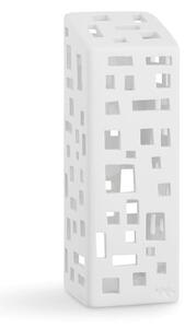 Biely keramický svietnik Kähler Design Urbania Lighthouse High Building