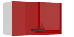 Kuchynská skrinka Belini Premium Full Version nad digestor 60 cm červený lesk Wood