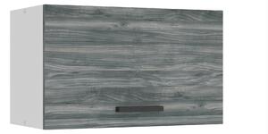 Kuchynská skrinka Belini Premium Full Version nad digestor 60 cm šedý antracit Glamour Wood