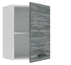 Kuchynská skrinka Belini Premium Full Version horná 45 cm šedý antracit Glamour Wood
