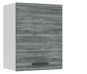 Kuchynská skrinka Belini Premium Full Version horná 45 cm šedý antracit Glamour Wood