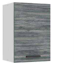 Kuchynská skrinka Belini Premium Full Version horná 40 cm šedý antracit Glamour Wood