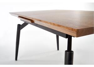Jedálenský stôl COMBIK dub/čierna