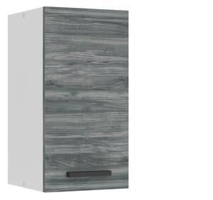 Kuchynská skrinka Belini Premium Full Version horná 30 cm šedý antracit Glamour Wood