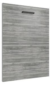 Panel na umývačku Bekini zakrytý 60 cm šedý antracit Glamour Wood TOR PZ60/1/WT/GW/0/B1
