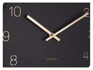 Karlsson 5788BK dizajnové nástenné hodiny, pr. 30 cm