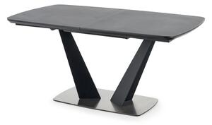 Jedálenský stôl FONGUR tmavosivá/čierna
