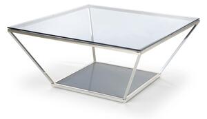 Konferenčný stolík FOBAULO kov/sklo