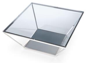 Konferenčný stolík FOBAULO kov/sklo