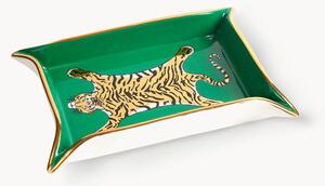 Porcelánový dekoračný podnos Tiger