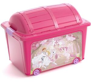 KIS Dekoračný úložný box W Box Toy Princess, 50 l