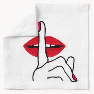 Súprava ľanových obrúskov Lips, 4 diely