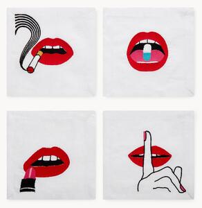 Ľanové obrúsky Lips, 4 ks