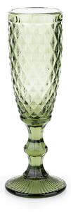 KONDELA Poháre na na šampanské, set 4 ks, 150 ml, farebné, retro, VERITAS TYP 4