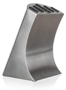 Banquet Sada nožov Metallic Platinum, 5 ks a nerezový stojan