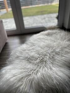 Luxusná ovčia kožušina švédska ovca biela
