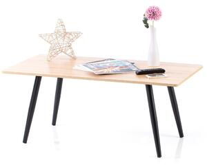 Konferenčný stôl s doskou v dekore dub PYXE 110x55 cm