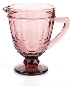 KONDELA Vintage džbán na vodu/na víno, 1150ml, ružová, SAVOY