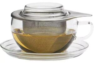 Šálka na čaj s podšálkou, pokrievkou a sitkom Tea Time 300 ml