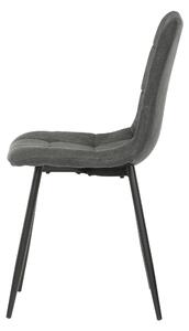 Jedálenská stolička KARA sivá/čierna