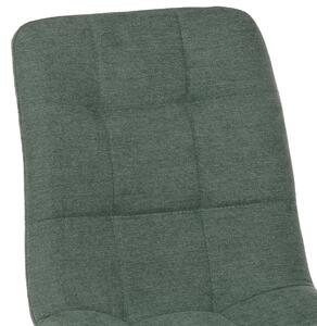 Jedálenská stolička KARA zelená/čierna