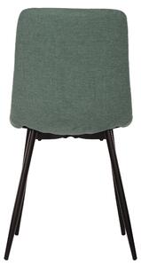 Jedálenská stolička KARA zelená/čierna