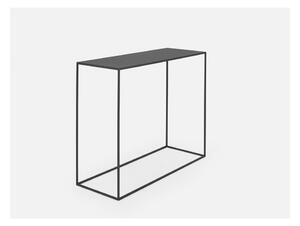 Čierny konzolový kovový stôl CustomForm Tensio, 100 x 35 cm