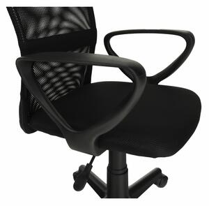 Kancelárska stolička, čierna, REMO 2 NEW