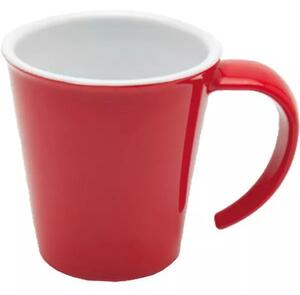 Hrnček na kávu plast Ornamin 350 ml, červený