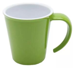 Hrnček na kávu plast Ornamin 350 ml, zelený