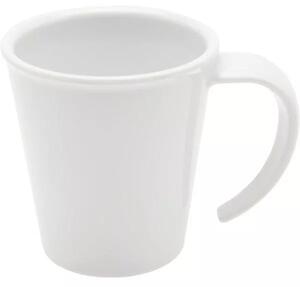 Hrnček na kávu plast Ornamin 350 ml, biely